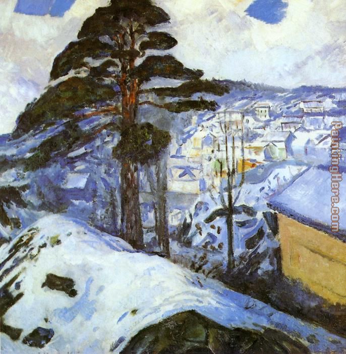Edvard Munch Winter Kragero